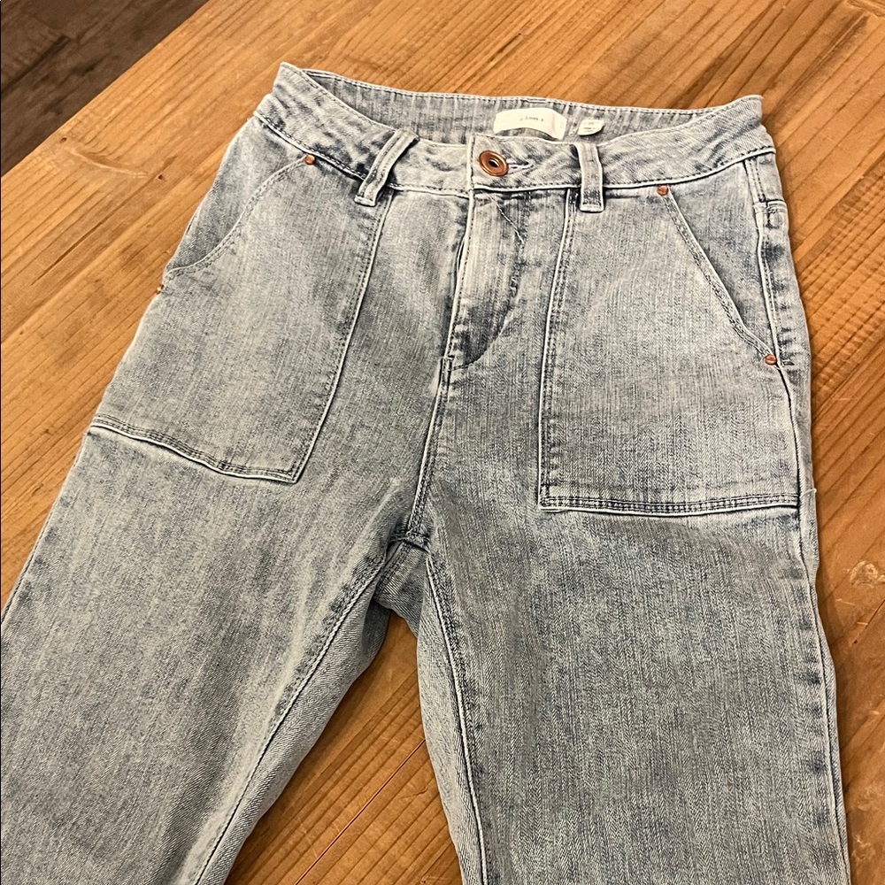 Light Blue Flared Jeans